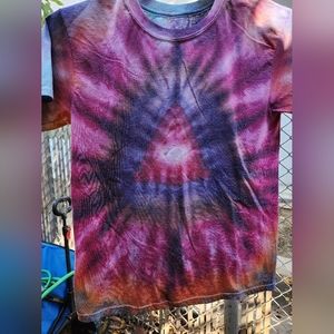 Custom tye dye tshirt youth xl